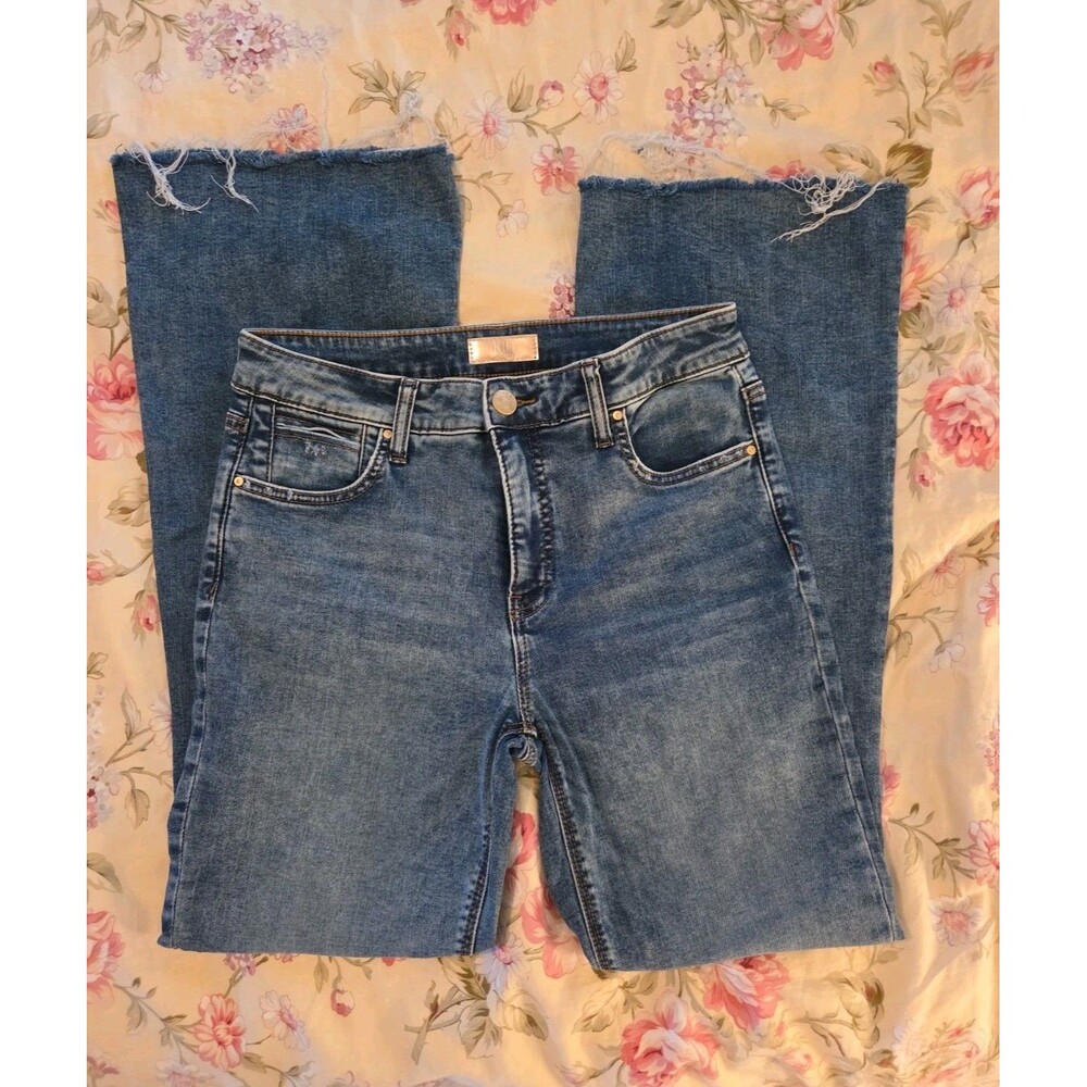 Kut From The Kloth Stella Fab Ab Flare Dark Wash Jeans High Rise size 6